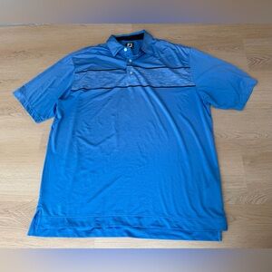 FootJoy TPC Prestancia Golf Polo Shirt Men's XL Blue